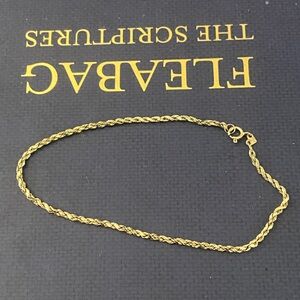 14k Gold rope bracelet